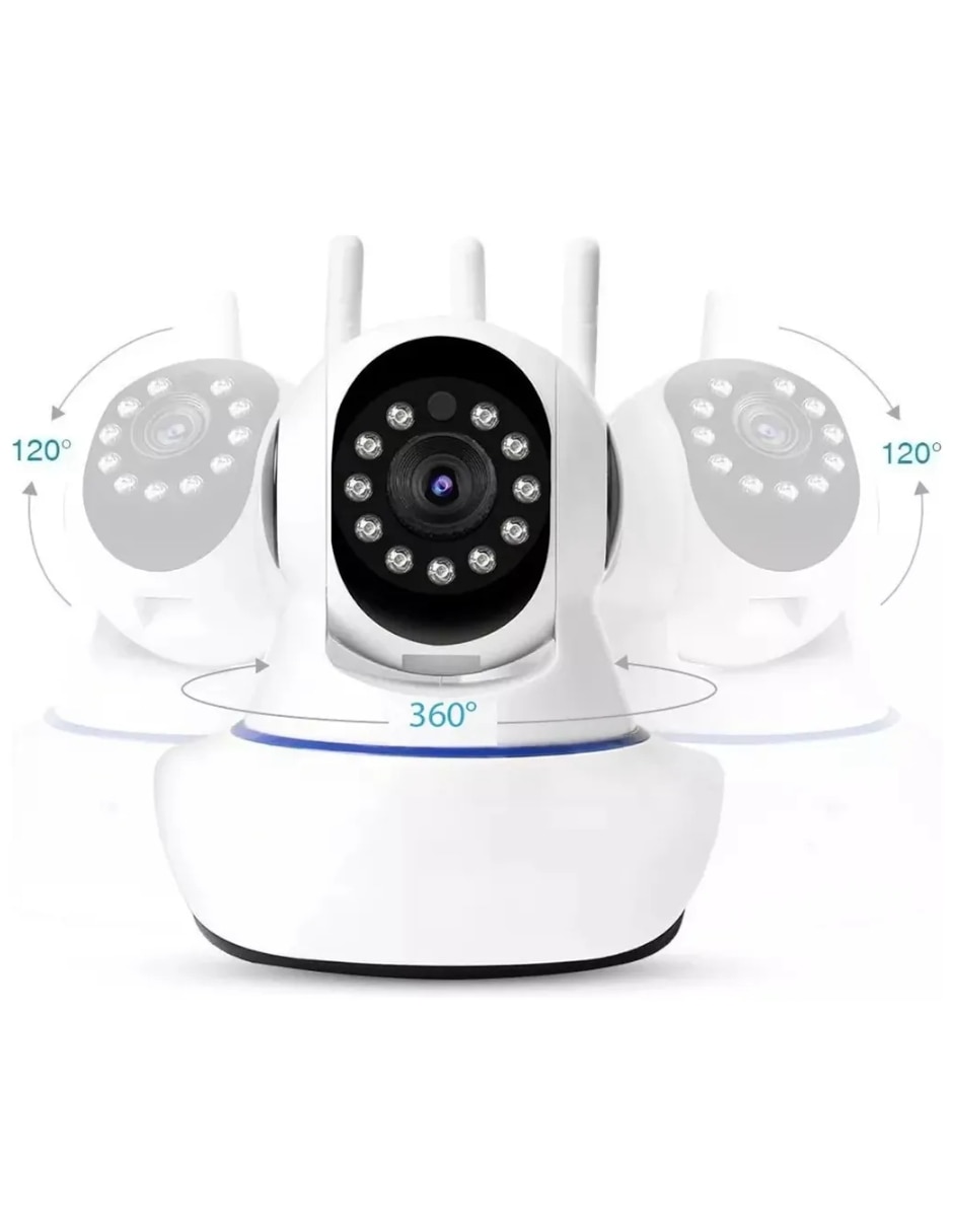 Cámara Wi-Fi de seguridad alámbrica Full HD 360° para Interior