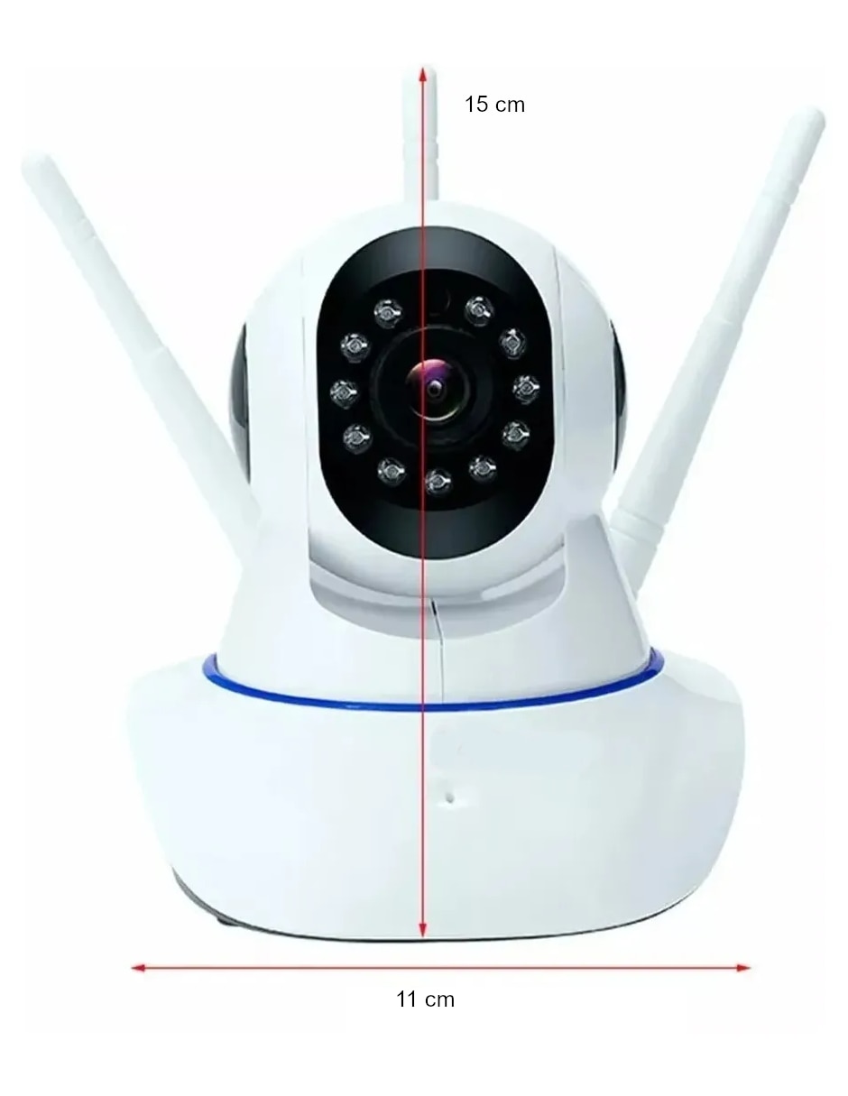 Cámara Wi-Fi de seguridad alámbrica Full HD 360° para Interior 5