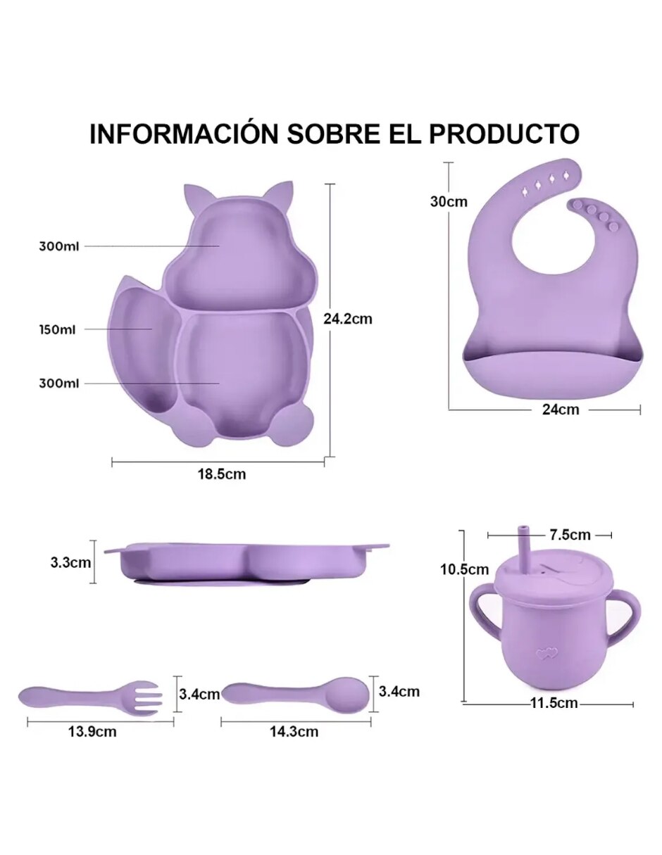 Set alimentación de 5 piezas 5