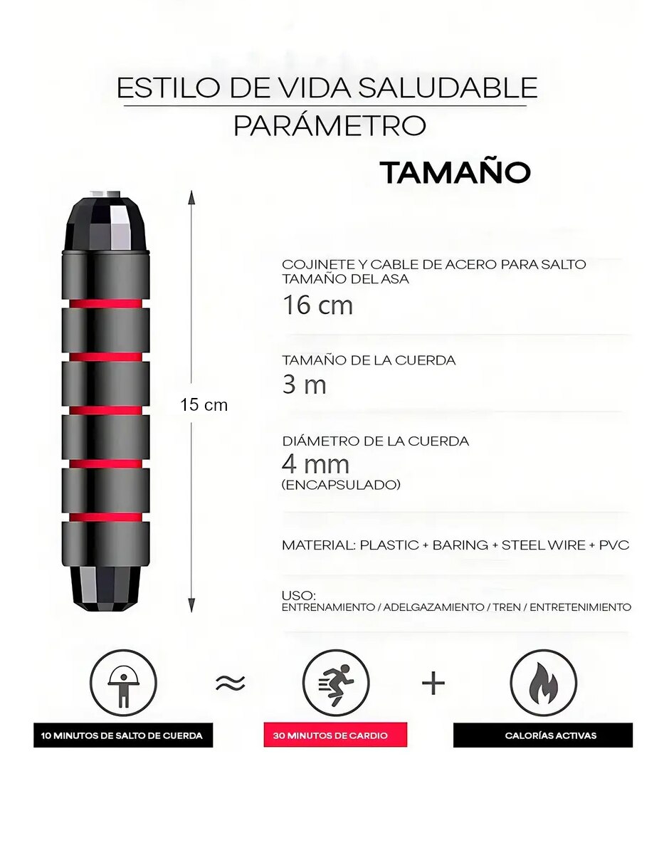 Cuerda para saltar genérica 5