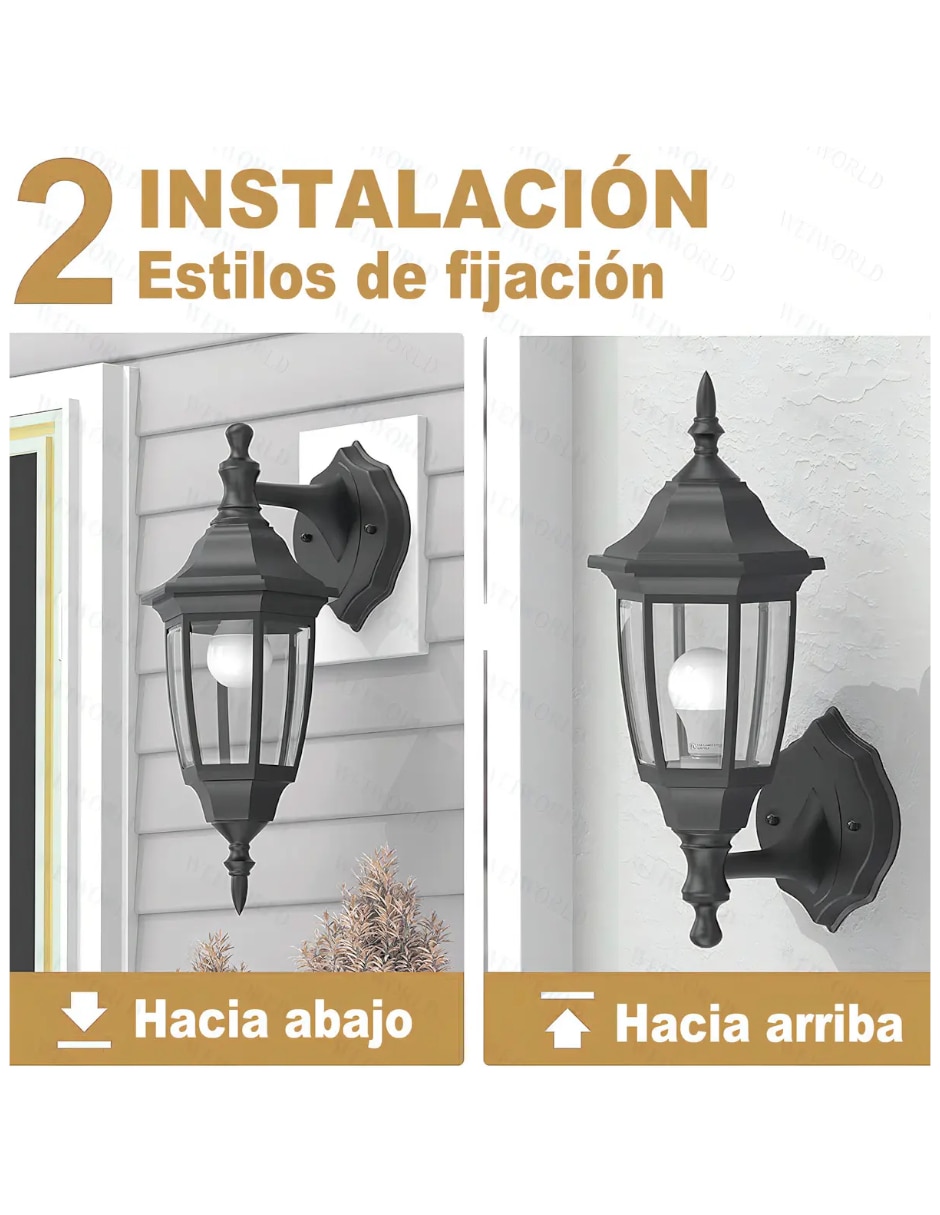 Farol incandescente y led