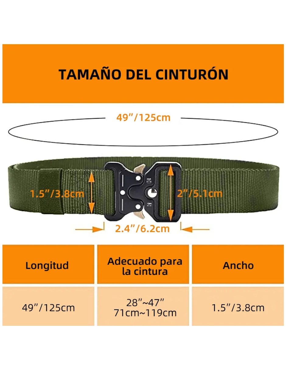Cinturón para hombre