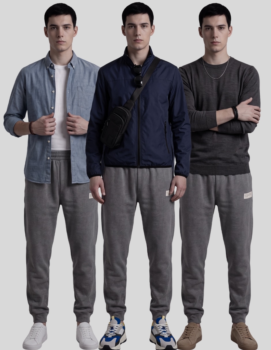 Pantalón jogger regular para hombre 3