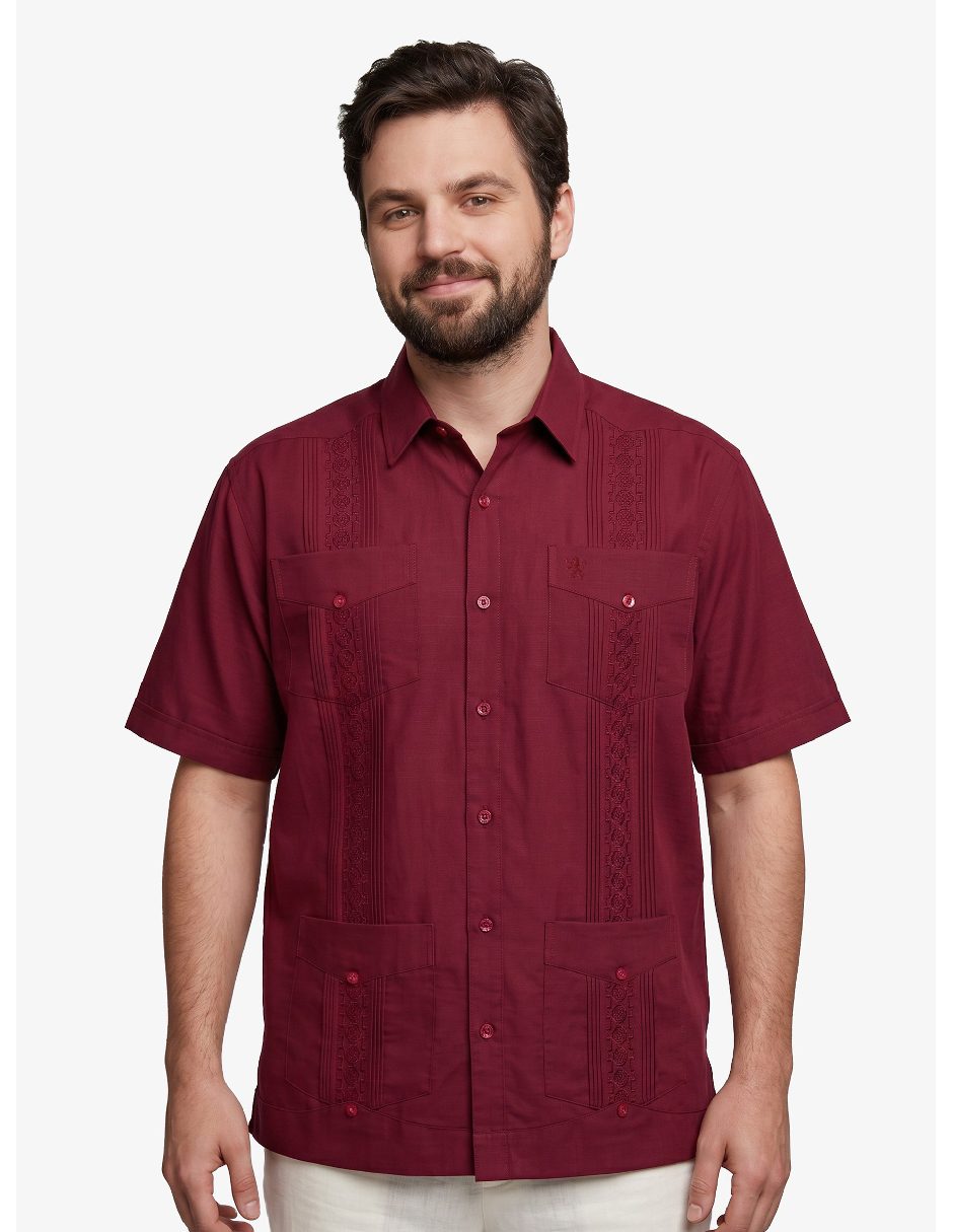 Guayabera manga corta para hombre Guayabera manga corta para hombre