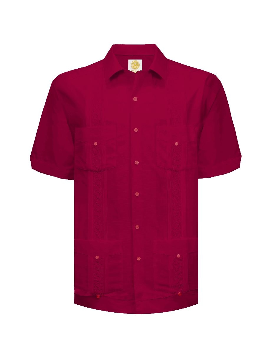 Guayabera manga corta para hombre 5