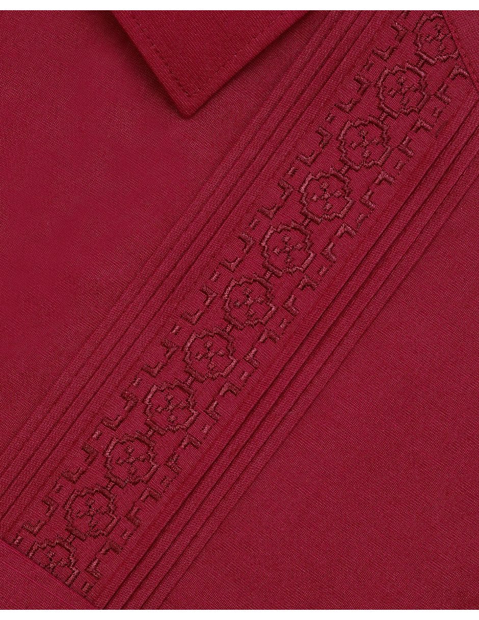 Guayabera manga corta para hombre 7