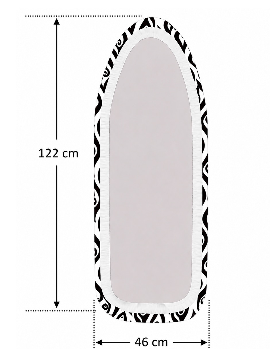 Cubierta para burro de planchar funda wide de algodón 3