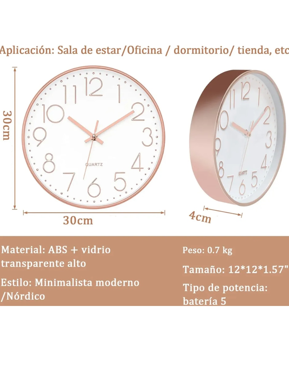 Reloj de pared