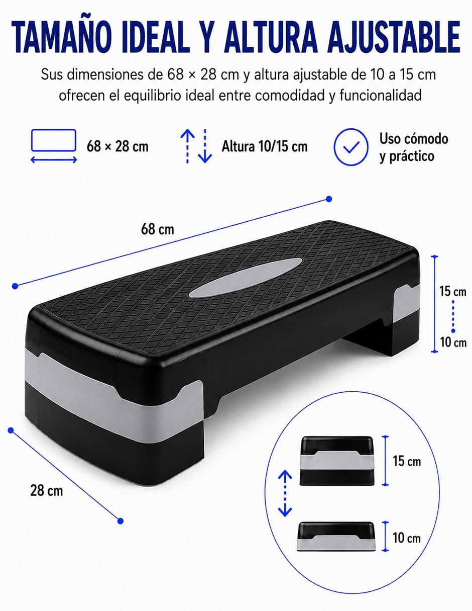 Banco pliométrico para entrenamiento cbhh-1268 5