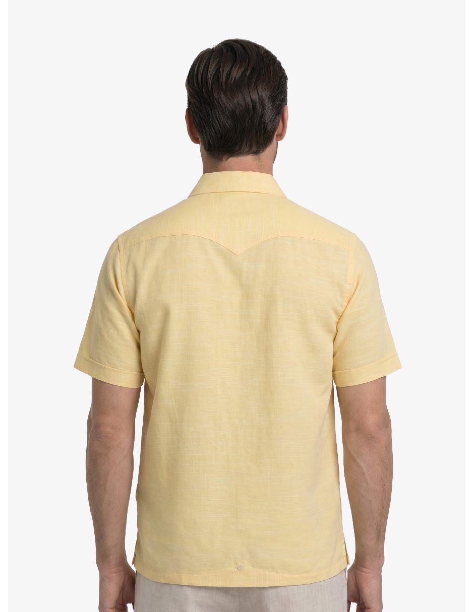 Guayabera manga corta para hombre 7