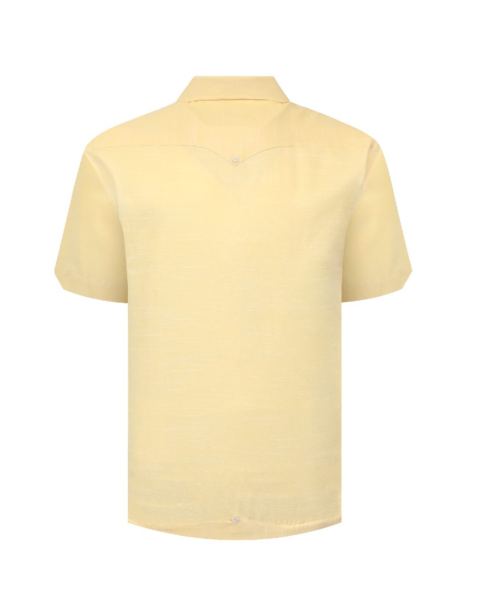 Guayabera manga corta para hombre 4