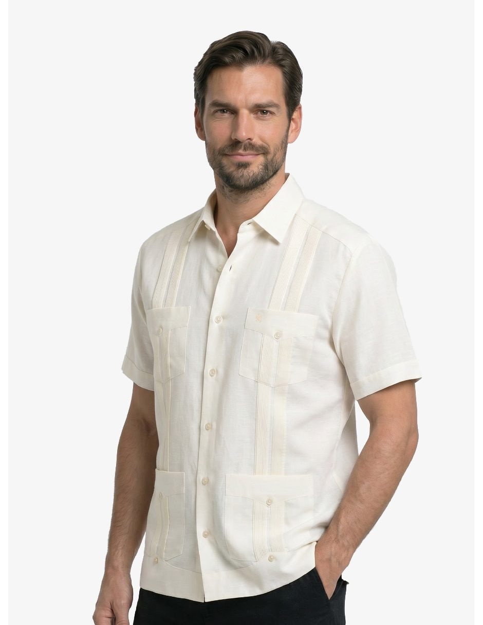 Guayabera manga corta para hombre Guayabera manga corta para hombre