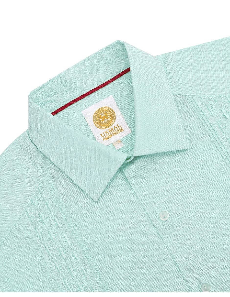 Guayabera manga corta para hombre 5