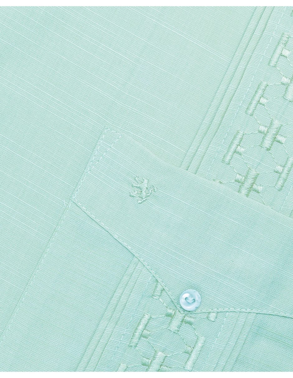 Guayabera manga corta para hombre 6