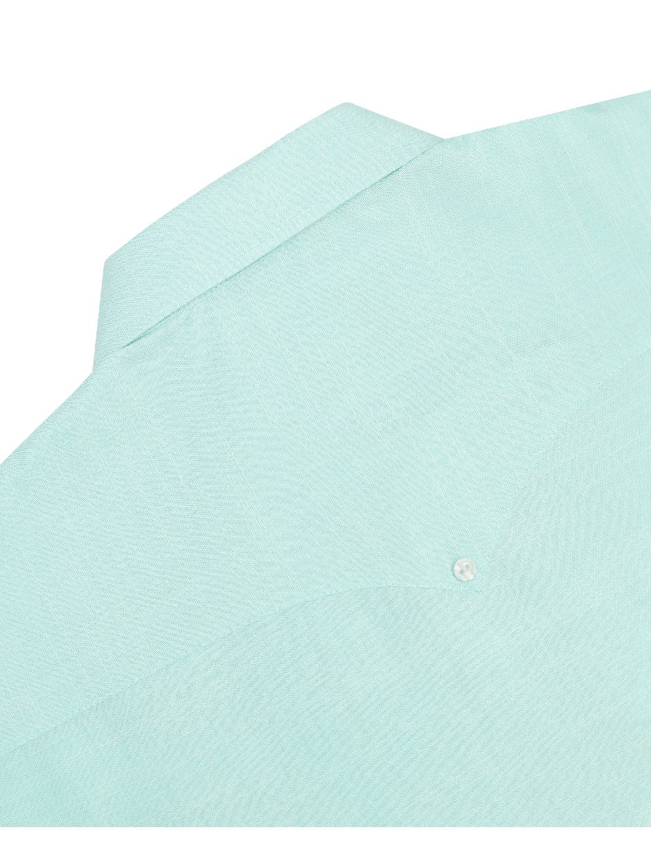 Guayabera manga corta para hombre 8