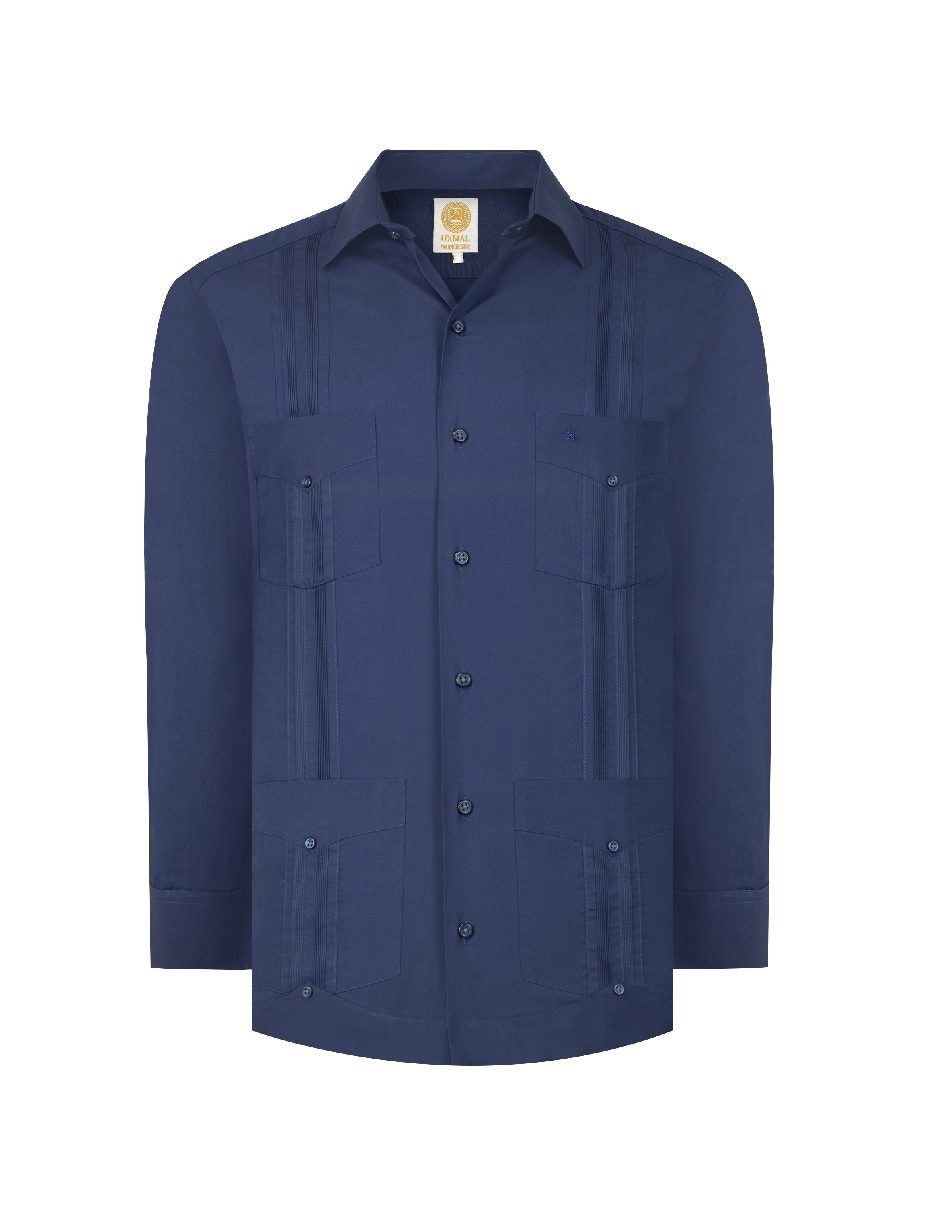 Guayabera manga larga para hombre 5