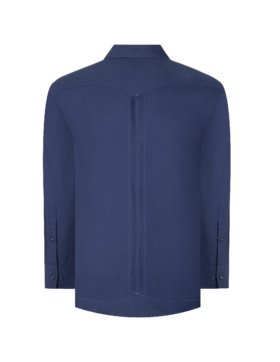 Guayabera manga larga para hombre