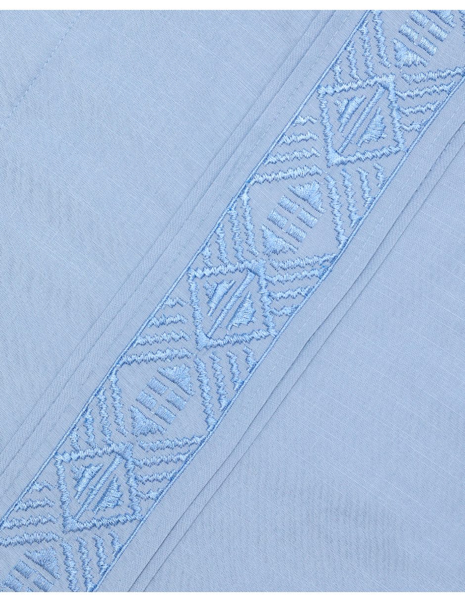 Guayabera manga larga para hombre 8