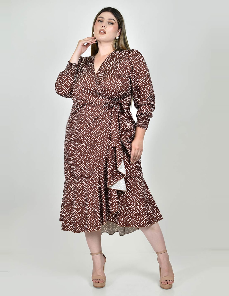 Vestido midi casual para mujer Vestido midi casual para mujer