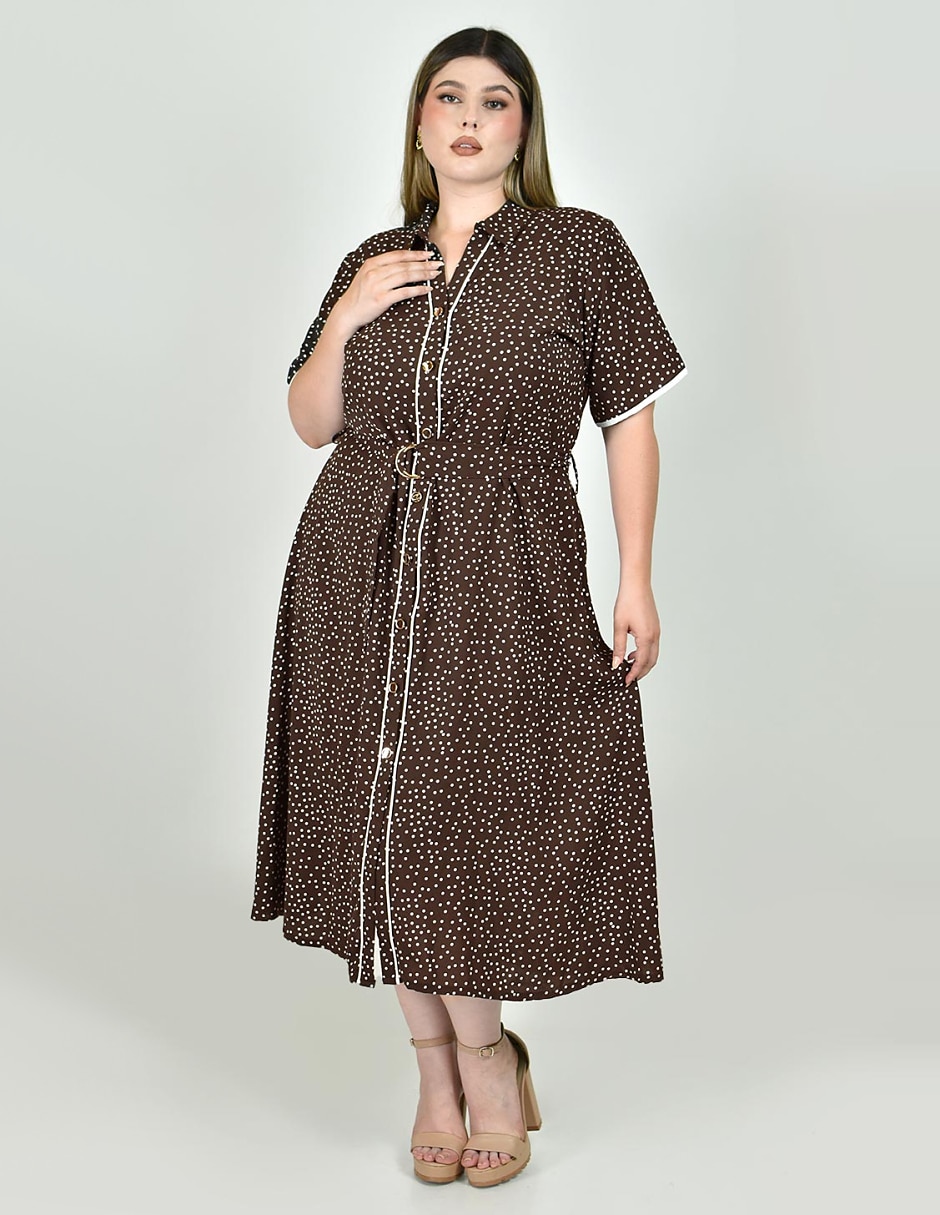 Vestido midi casual para mujer