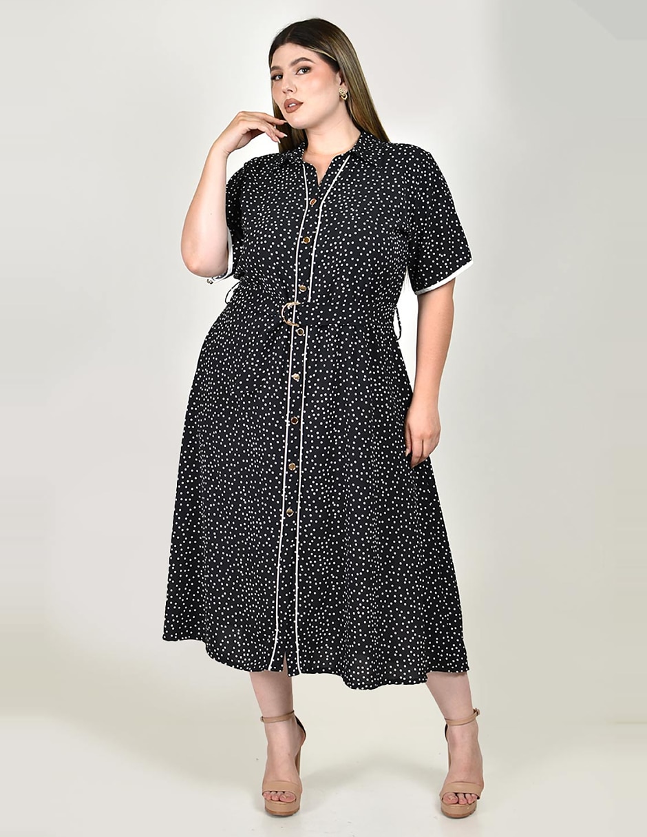 Vestido midi casual para mujer