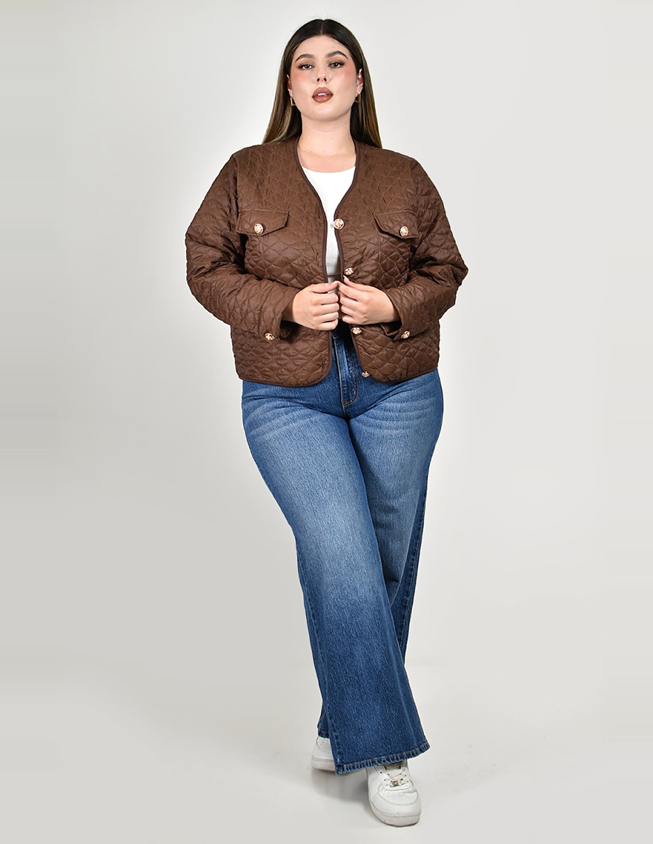Chamarra casual roman fashion para mujer 2
