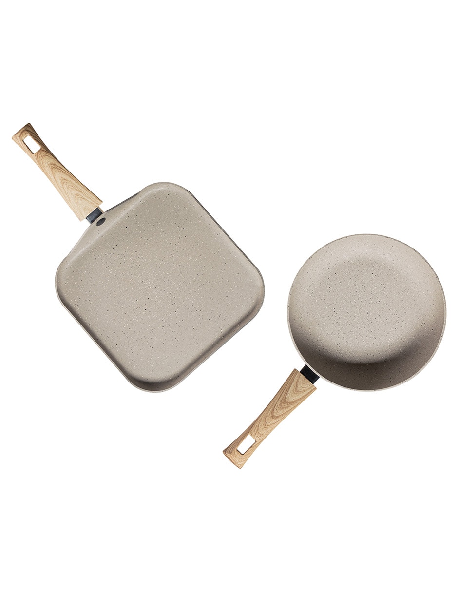Set de sartenes de aluminio 2 piezas 2