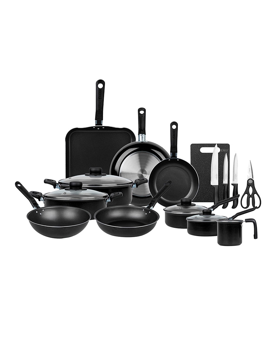 Batería de cocina Classic de aluminio antiadherente sin PFOA 43 piezas 2