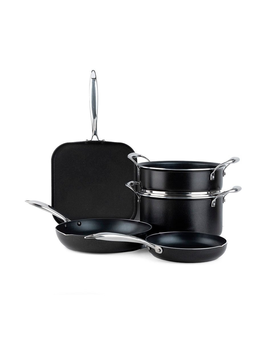 Batería de cocina Esencial de aluminio antiadherente sin PFOA 6 piezas 3