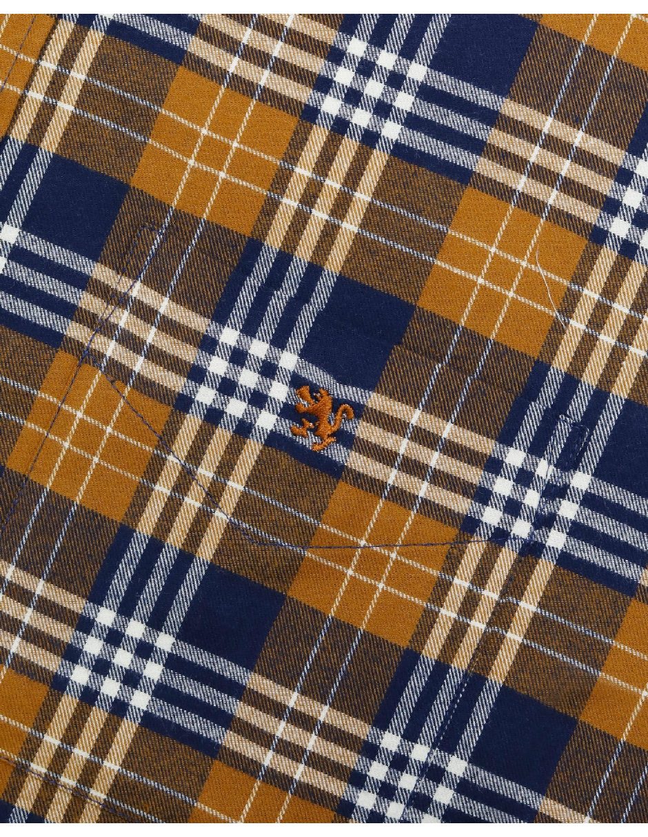 Camisa casual de algodón manga larga para hombre 8
