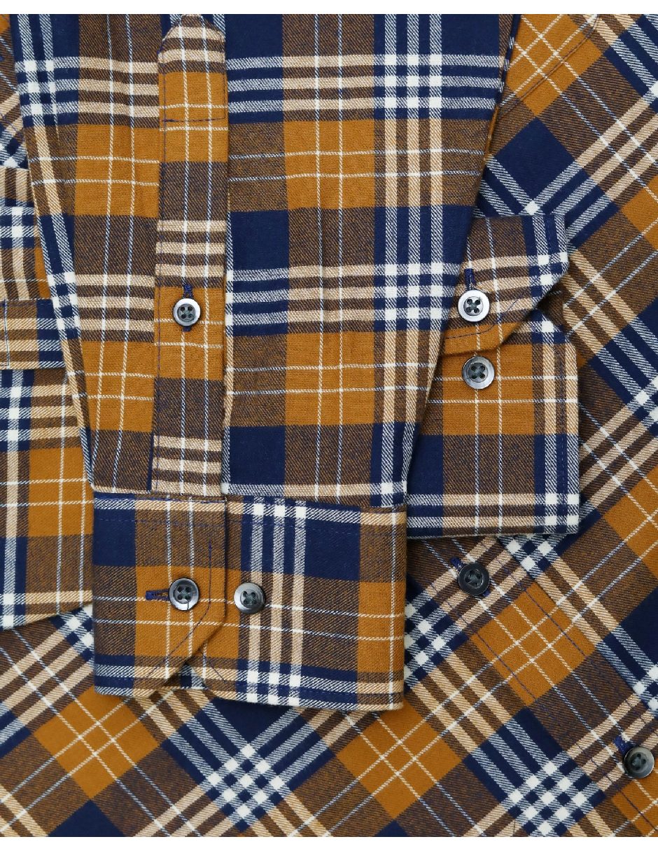 Camisa casual de algodón manga larga para hombre 3