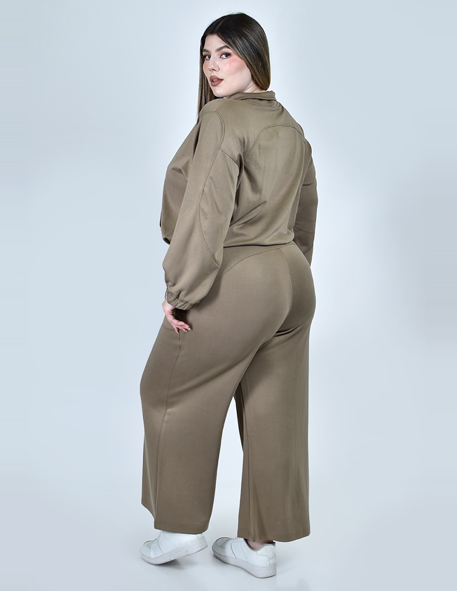 Conjunto deportivo regular con elástico para mujer 4