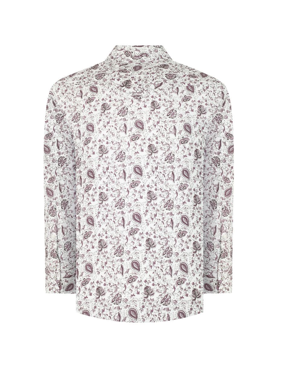 Camisa formal de algodón manga larga para hombre