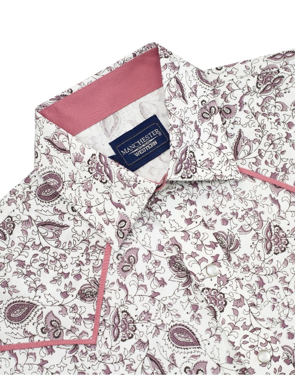 Camisa formal de algodón manga larga para hombre
