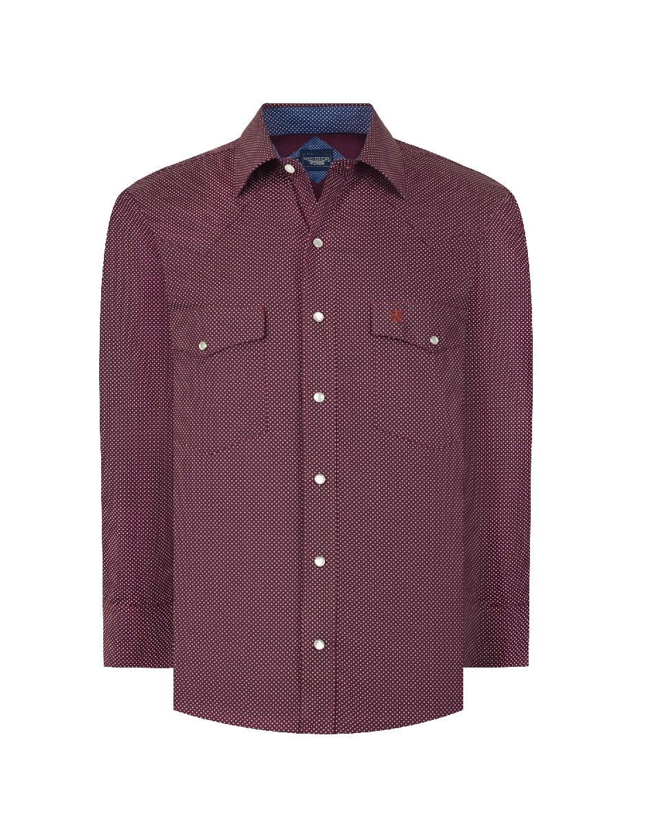 Camisa casual de algodón manga larga para hombre 5