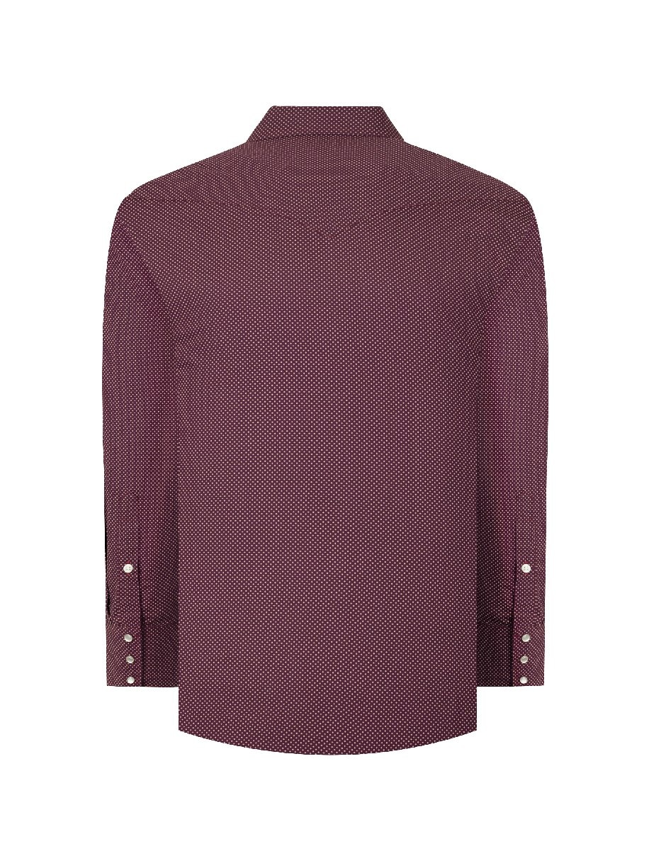 Camisa casual de algodón manga larga para hombre