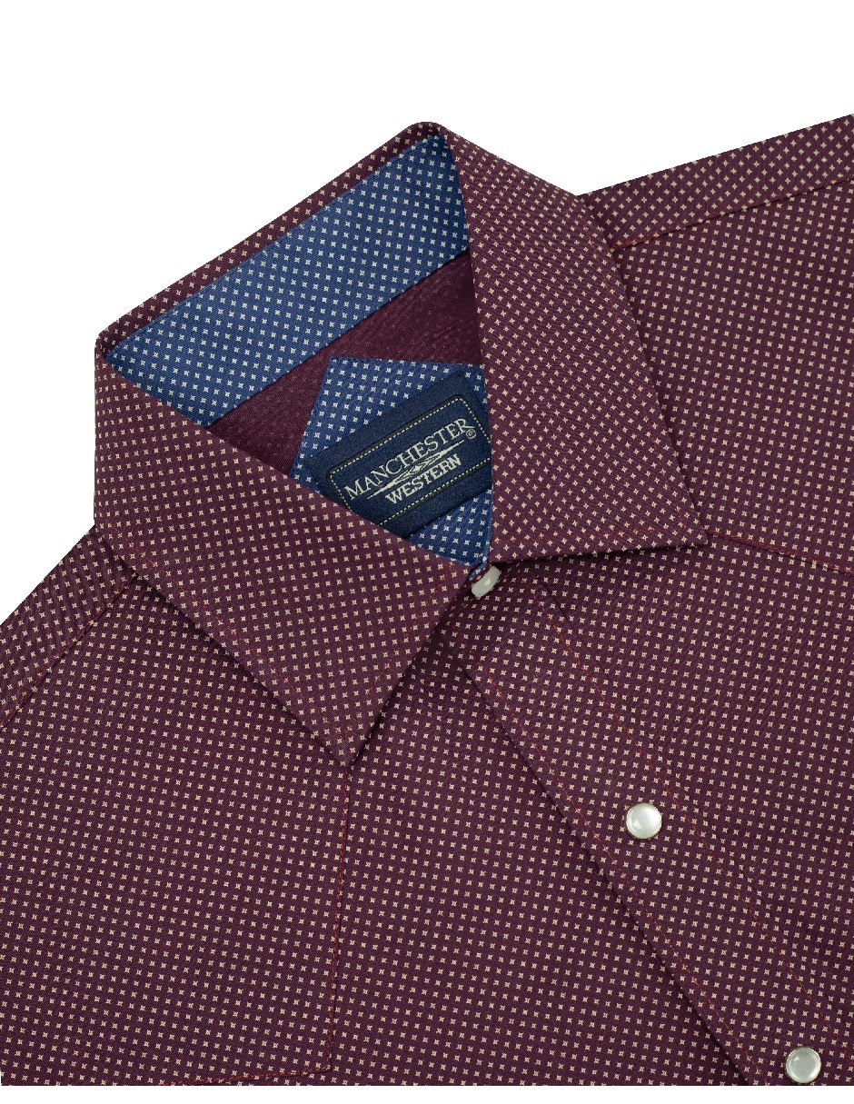 Camisa casual de algodón manga larga para hombre