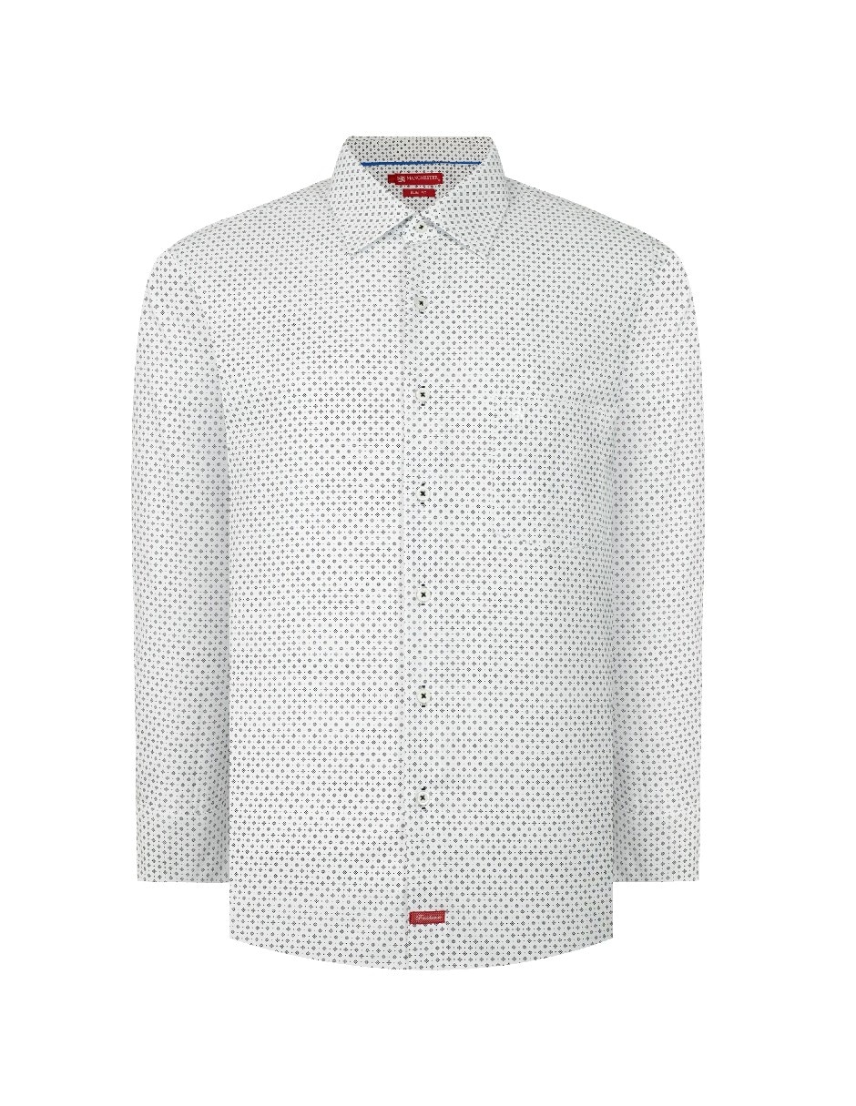 Camisa casual de algodón manga larga para hombre 5
