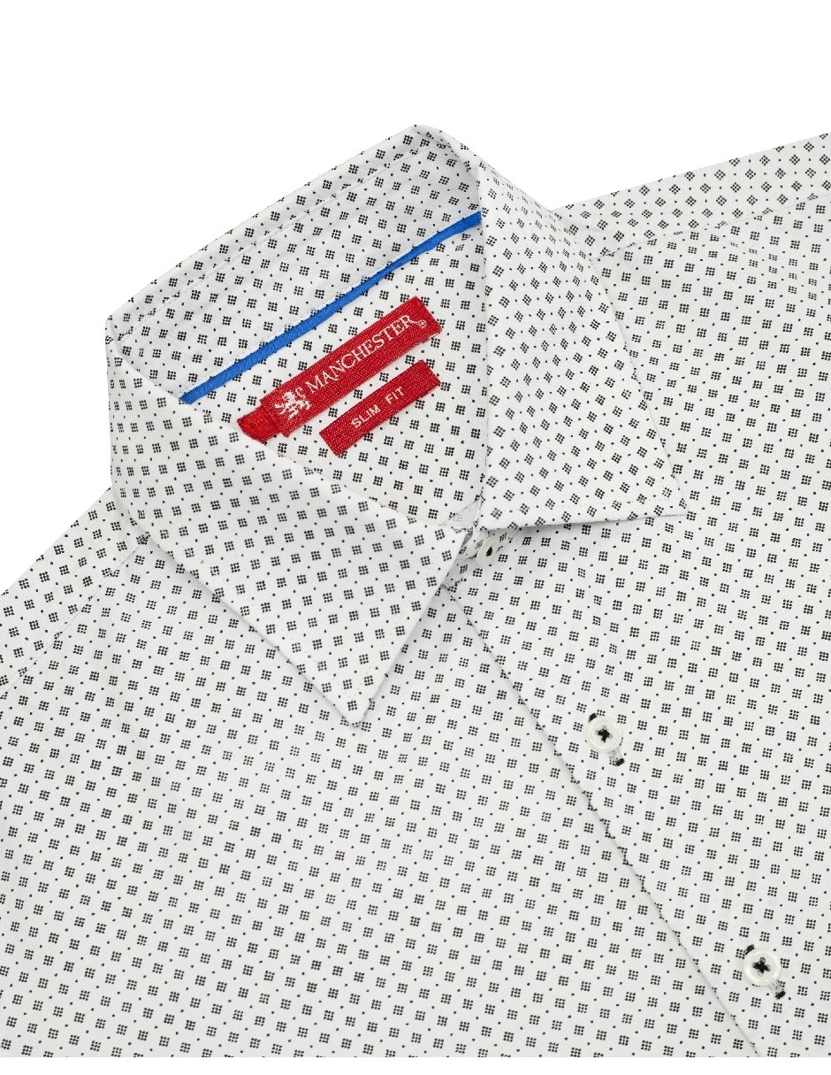 Camisa casual de algodón manga larga para hombre