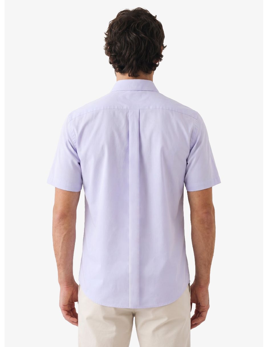 Camisa casual manga corta para hombre 7