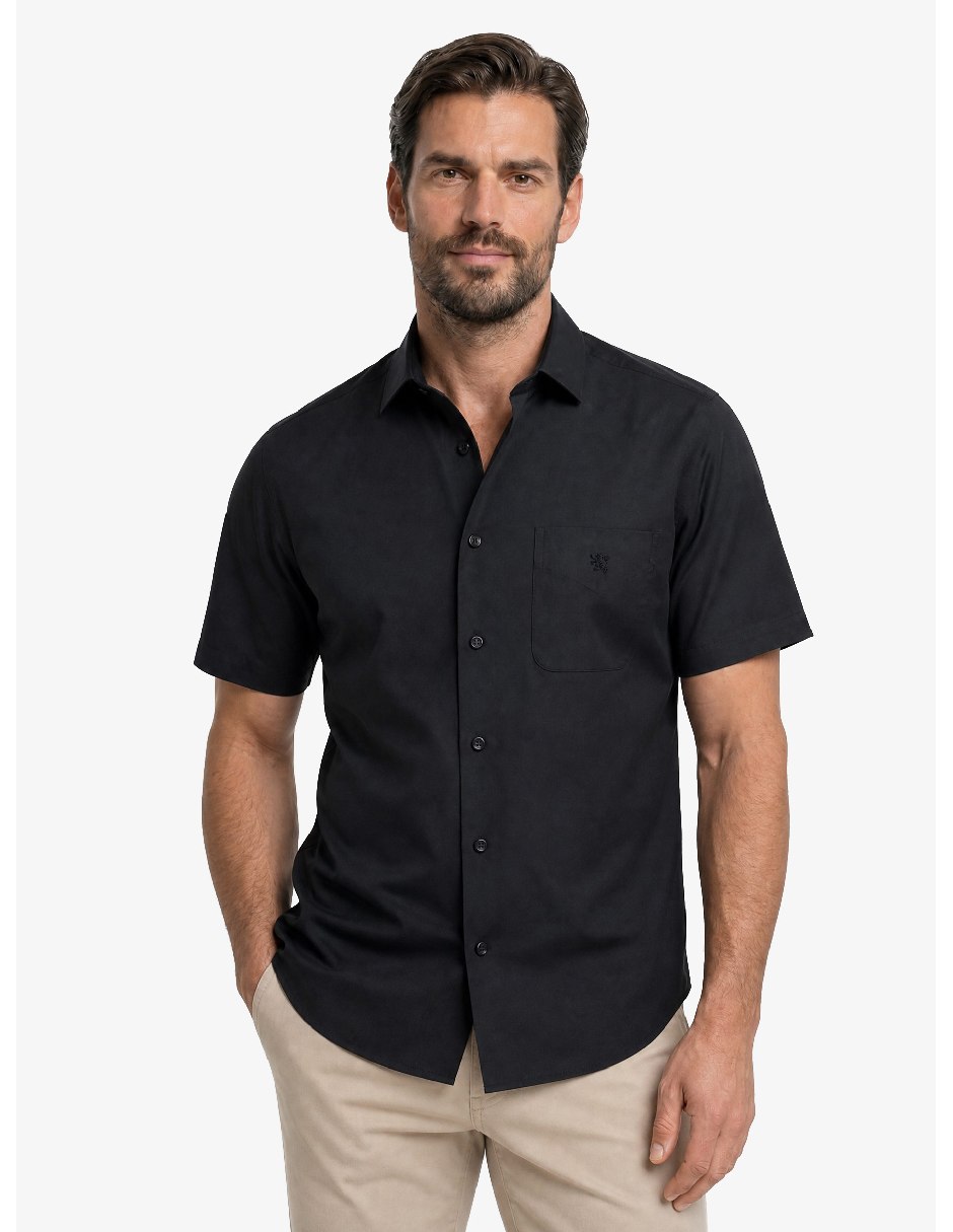 Camisa casual manga corta para hombre 1