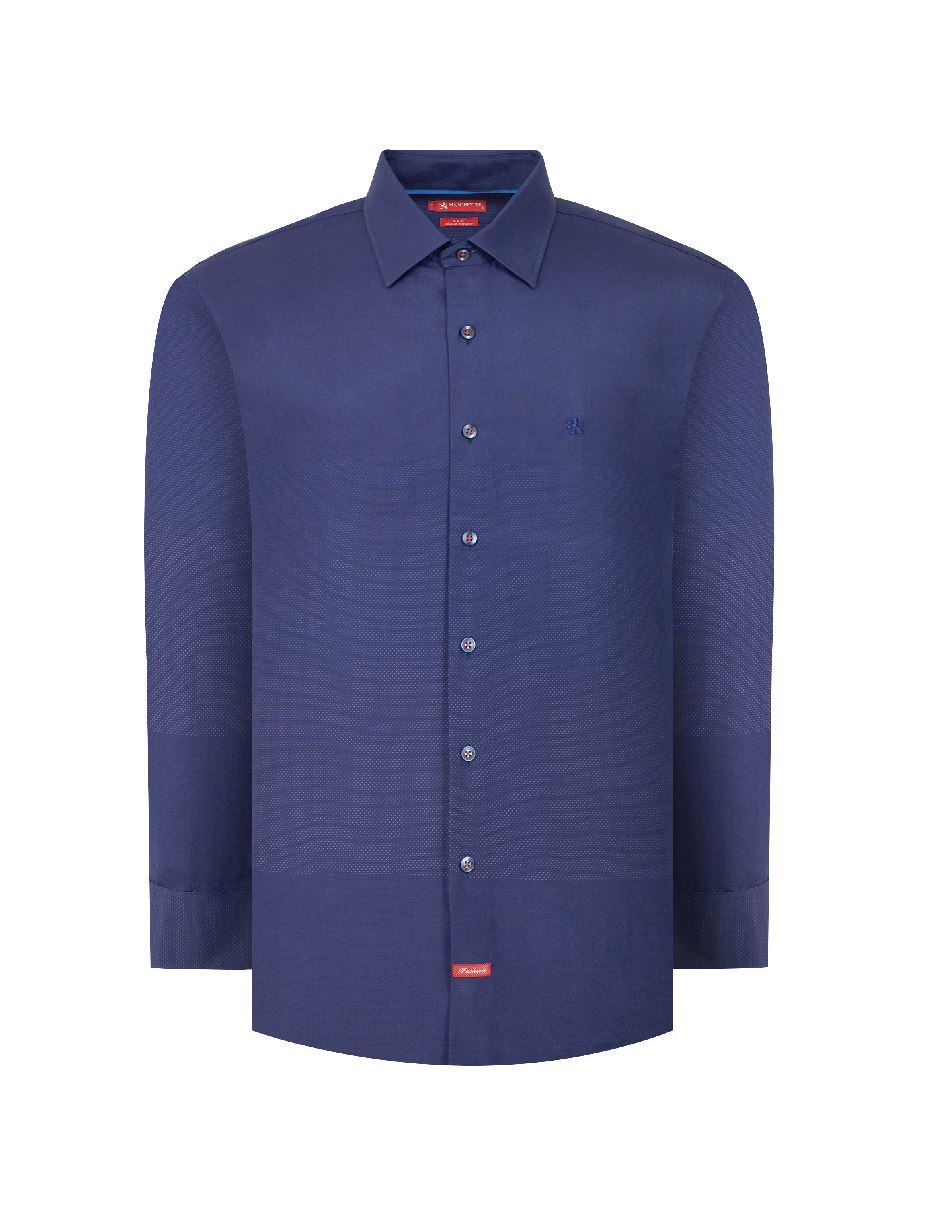 Camisa casual manga larga para hombre 5