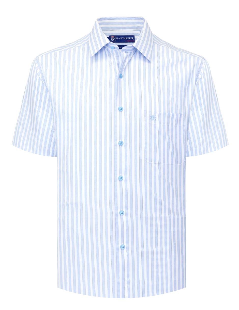Camisa casual manga corta para hombre 5