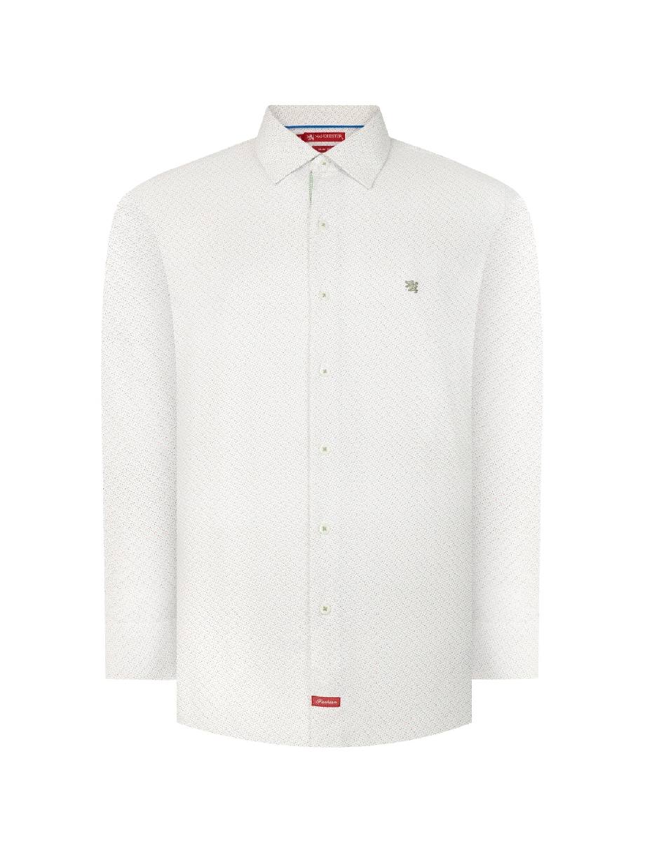 Camisa casual manga larga para hombre 5