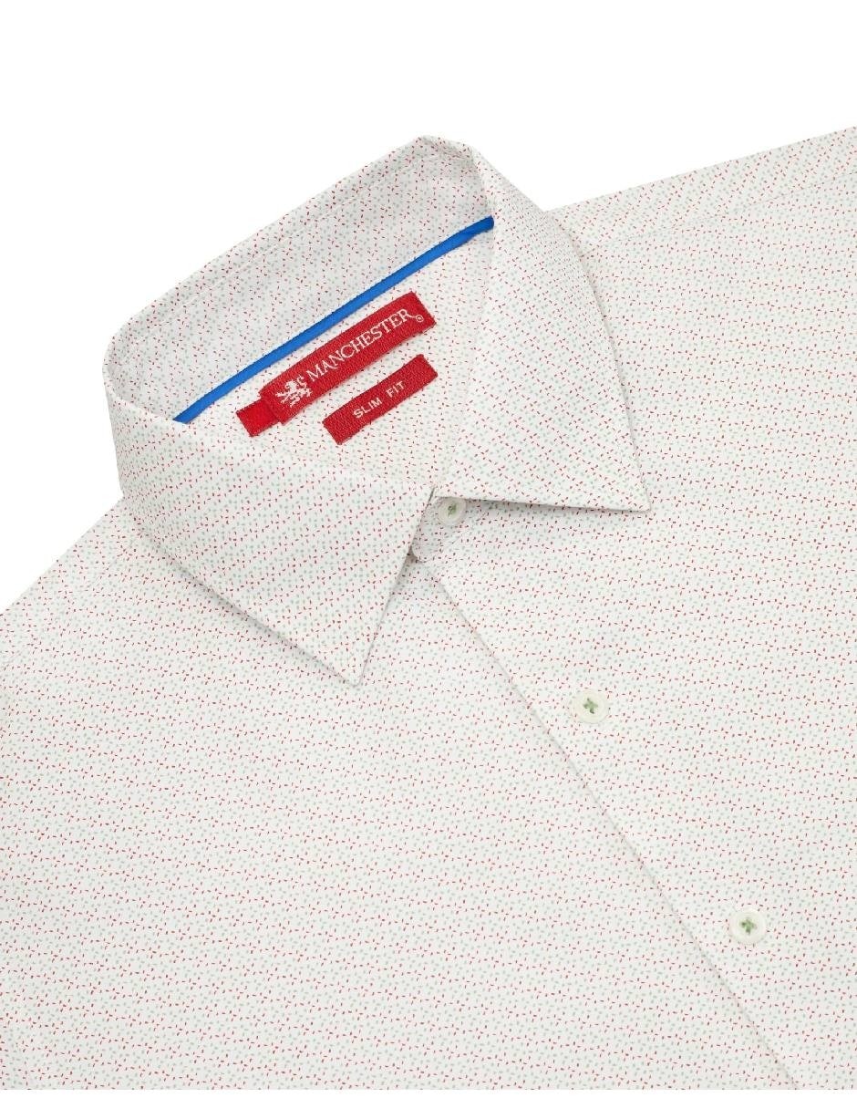 Camisa casual manga larga para hombre