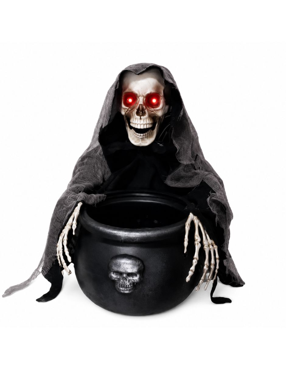Figura decorativa ANIMATRONICOS con forma de Calavera 4