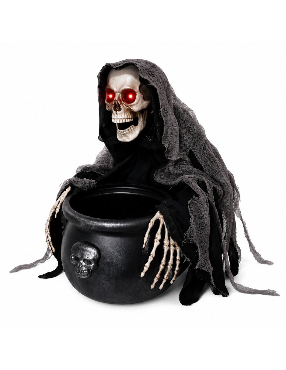 Figura decorativa ANIMATRONICOS con forma de Calavera 3
