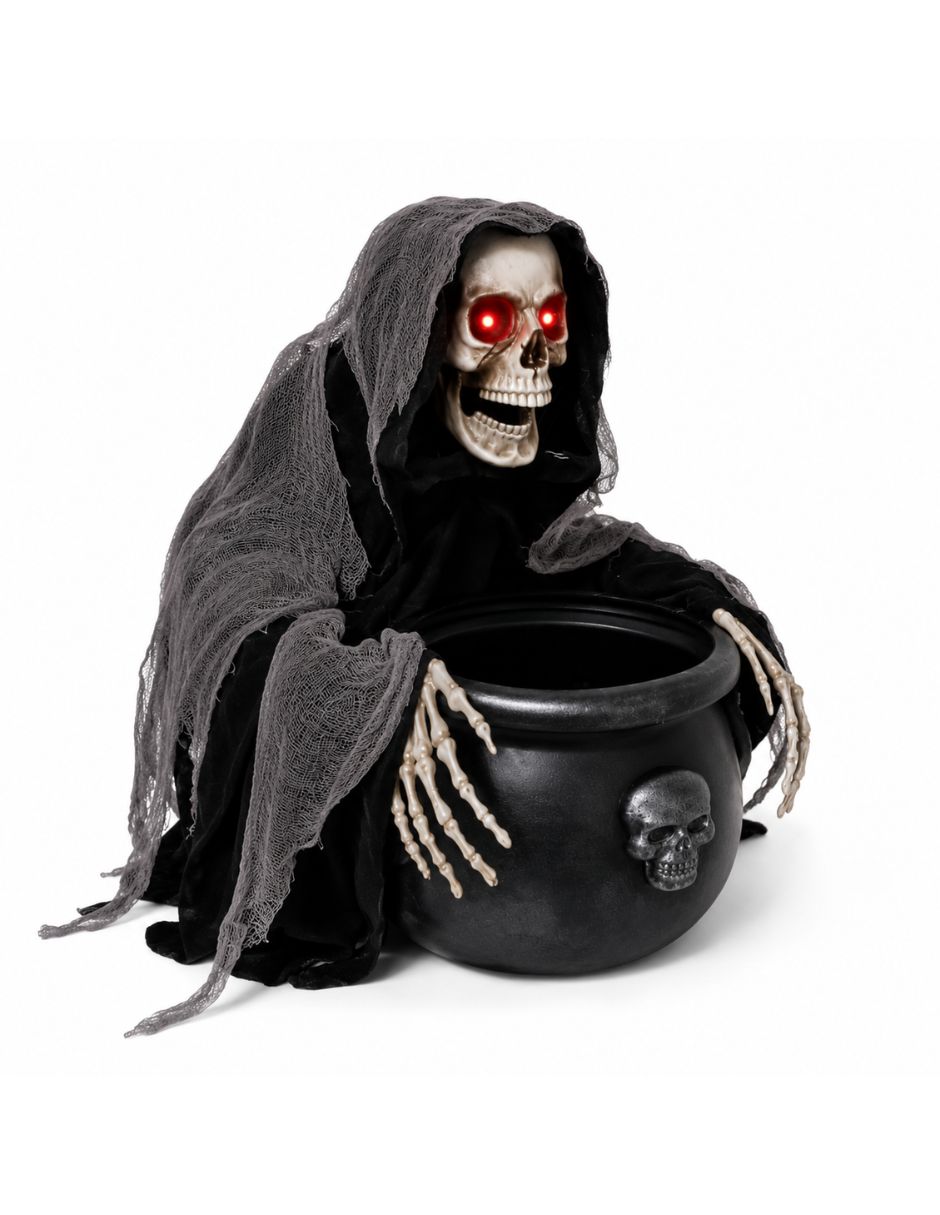 Figura decorativa ANIMATRONICOS con forma de Calavera 2