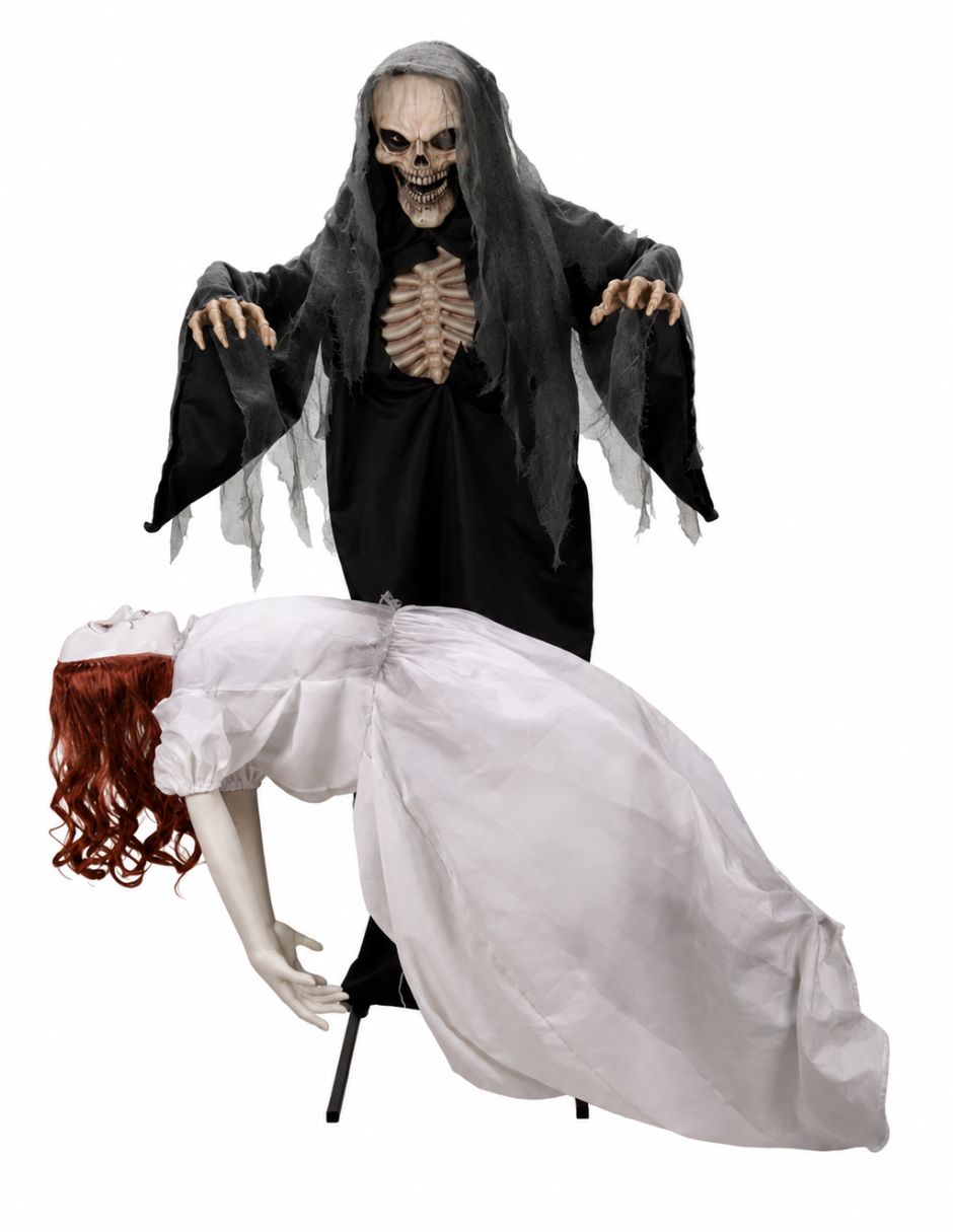 Figura decorativa Animatronix con forma de Calavera Figura decorativa Animatronix con forma de Calavera