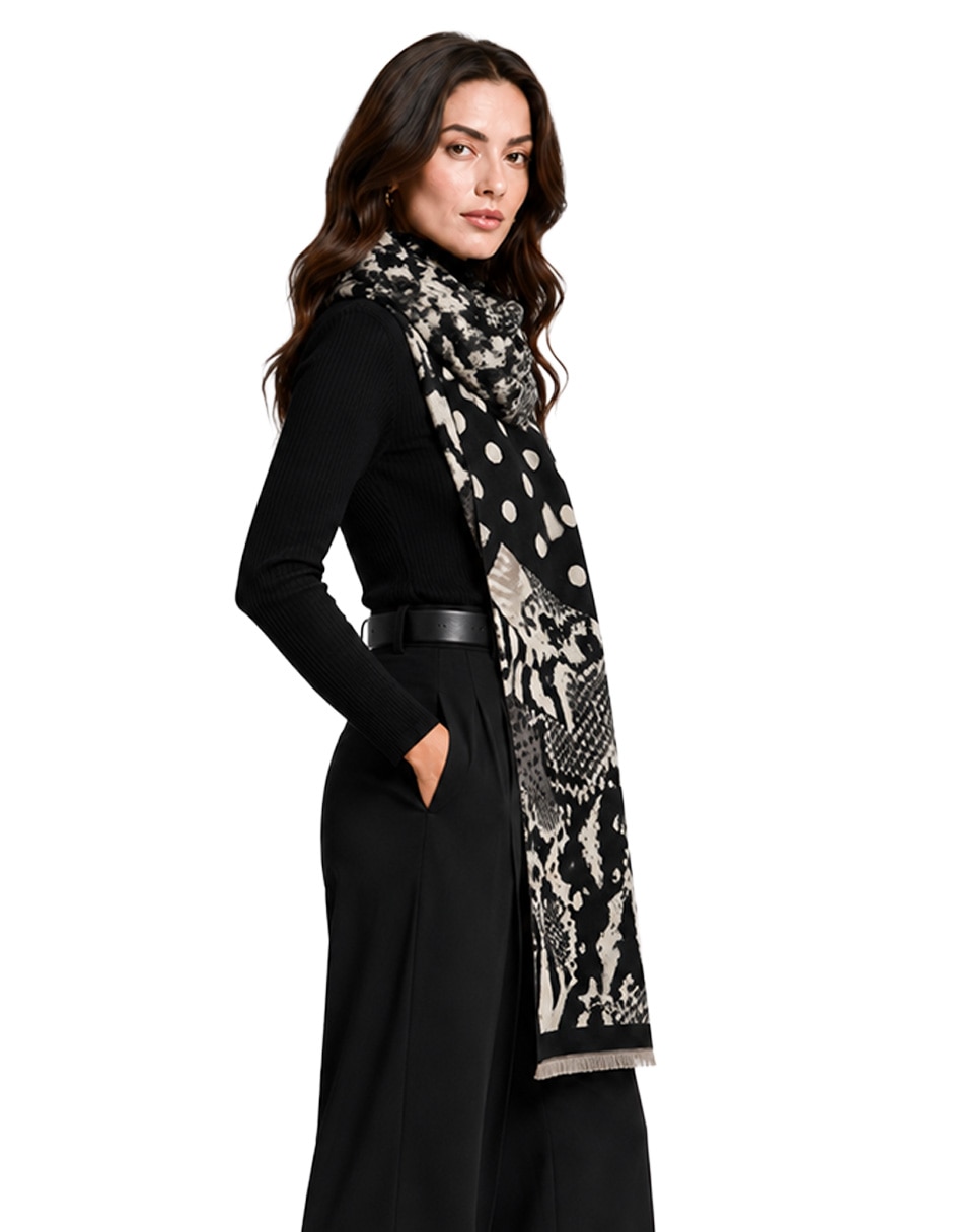 Chal estampado animal print 8